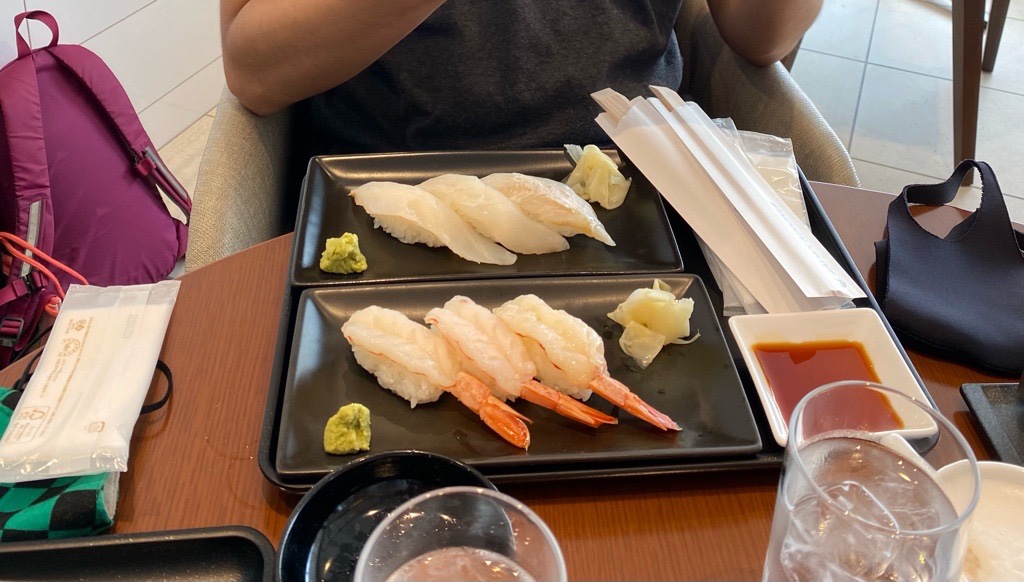 空港での寿司